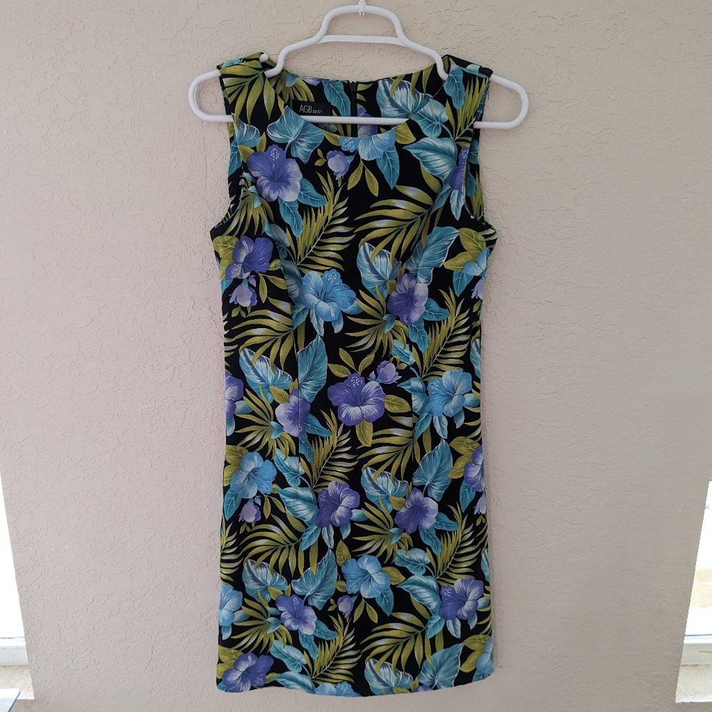 Vintage AGB Tropical Hawaiian Dress Size 6